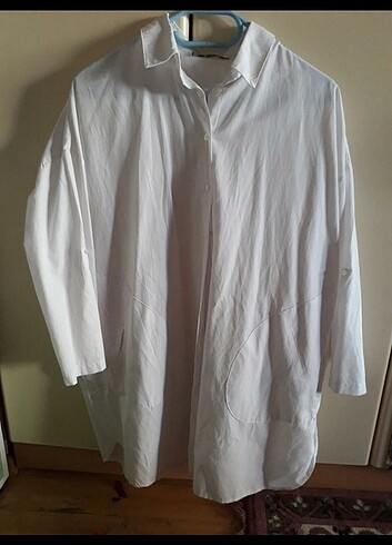 Beyaz oversize gömlek 
