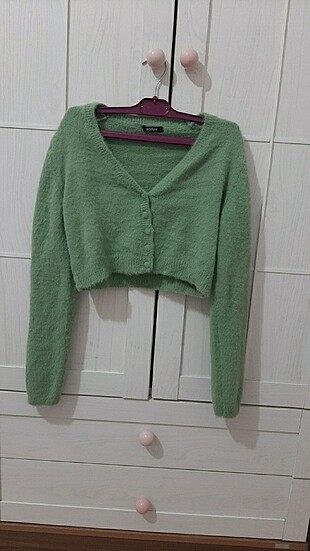 Crop hırka