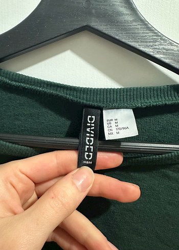 Kadın Yeşil Kısa Oversize Sweatshirt - Görsel 3