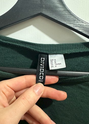 Kadın Yeşil Kısa Oversize Sweatshirt - Görsel 4