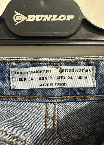 Kadın Mavi Bol Kesim Midi Denim Pantolon - Görsel 3