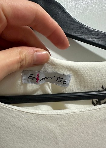 Beyaz Çiçek Desenli Midi Elbise - Görsel 3