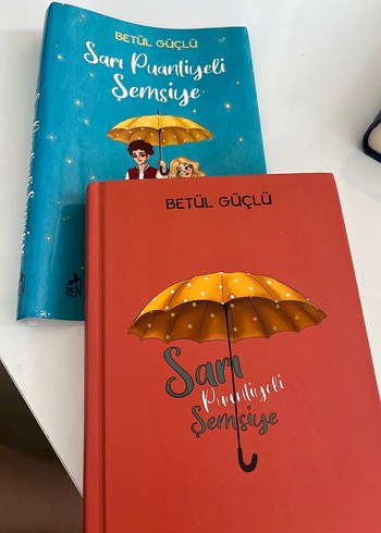 Sarı Puantiyeli Şemsiye - Betül Güçlü