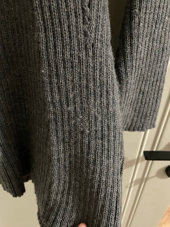 Gri Yumuşak Dokulu Kadın Triko Elbise - Görsel 3