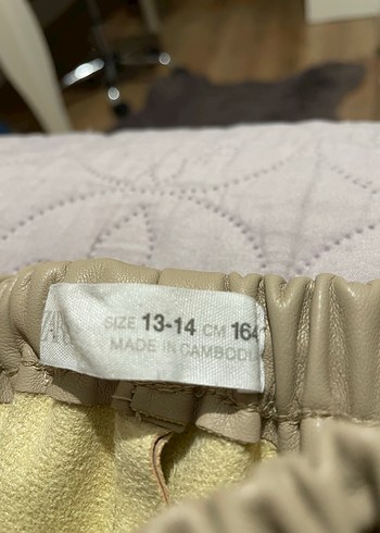 Bej Rahat Kesim  Kumaş Pantolon - Görsel 2