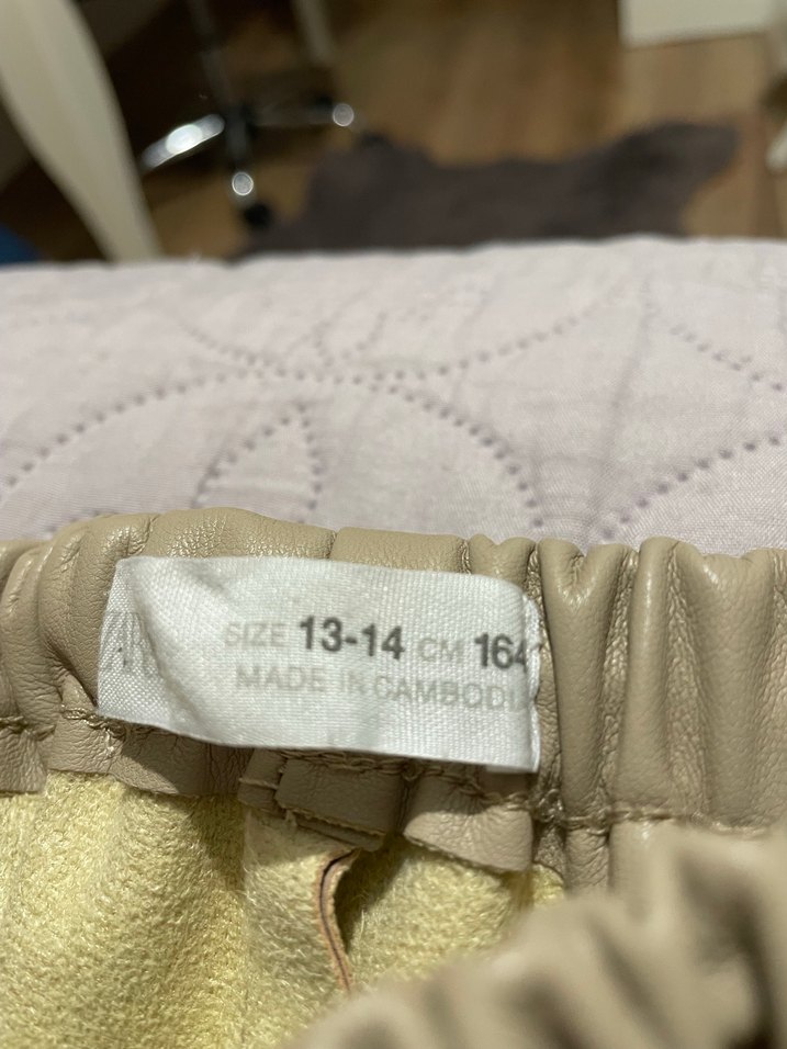 Bej Rahat Kesim  Kumaş Pantolon - Görsel 2