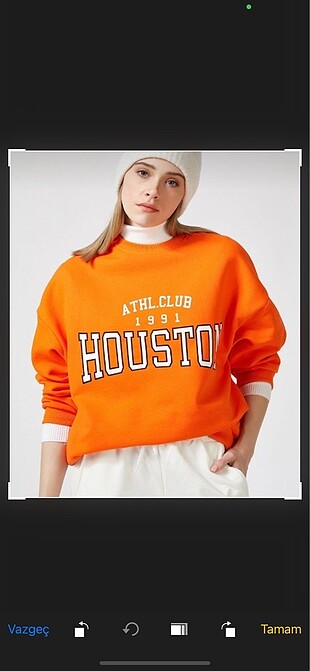 Turuncu Oversize Sweatshirt M Beden