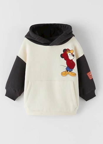 Zara Disney Mickey's Crew Erkek Bebek Kapüşonlu Takım