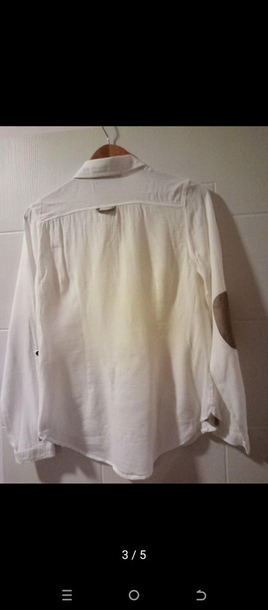 Kadın Krem Keten Düğmeli Gömlek - Görsel 2