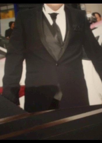 Erkek Siyah Düğmeli damatlık. - Görsel 8