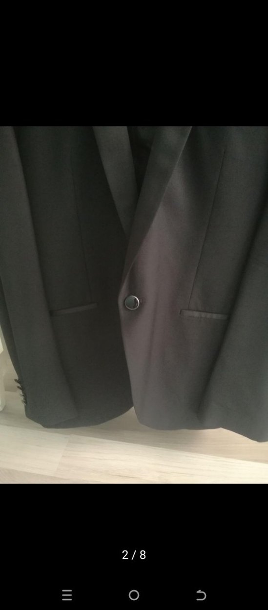 Erkek Siyah Düğmeli damatlık. - Görsel 3