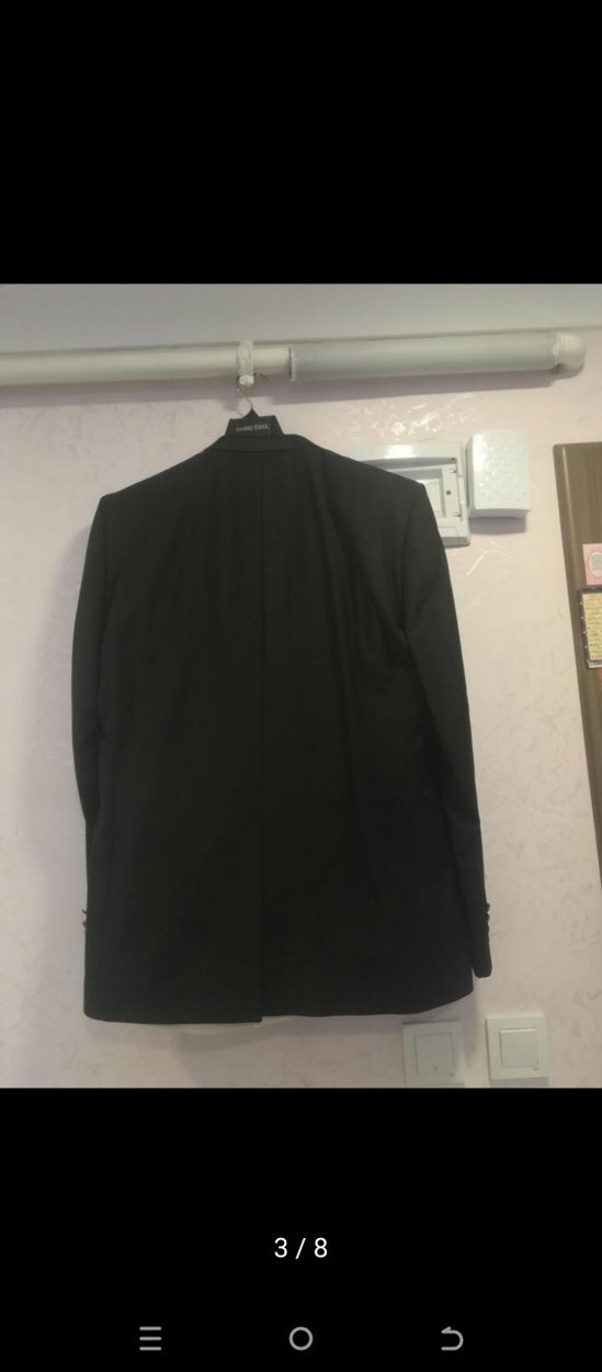 Erkek Siyah Düğmeli damatlık. - Görsel 2