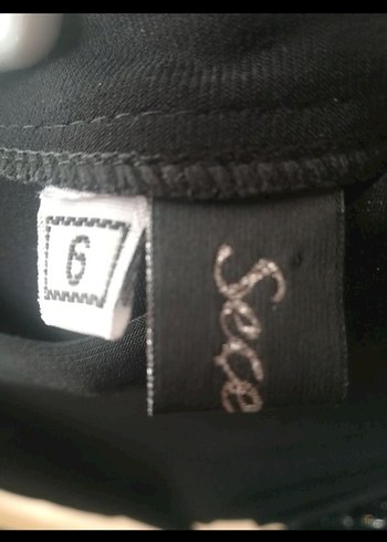 Zincir Detaylı Siyah Uzun Kollu içli dışlı ceket. - Görsel 5