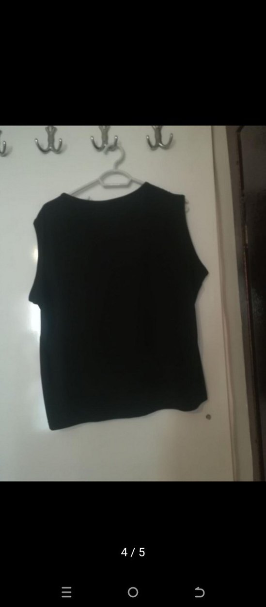 Zincir Detaylı Siyah Uzun Kollu içli dışlı ceket. - Görsel 4