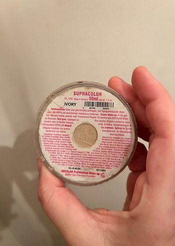 Kryolan Supracolor Krem Fondöten Bej Ton - Görsel 2