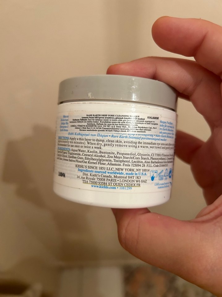 Kiehl's Rare Earth Derinlemesine Gözenek Temizleyici Maske - Görsel 2