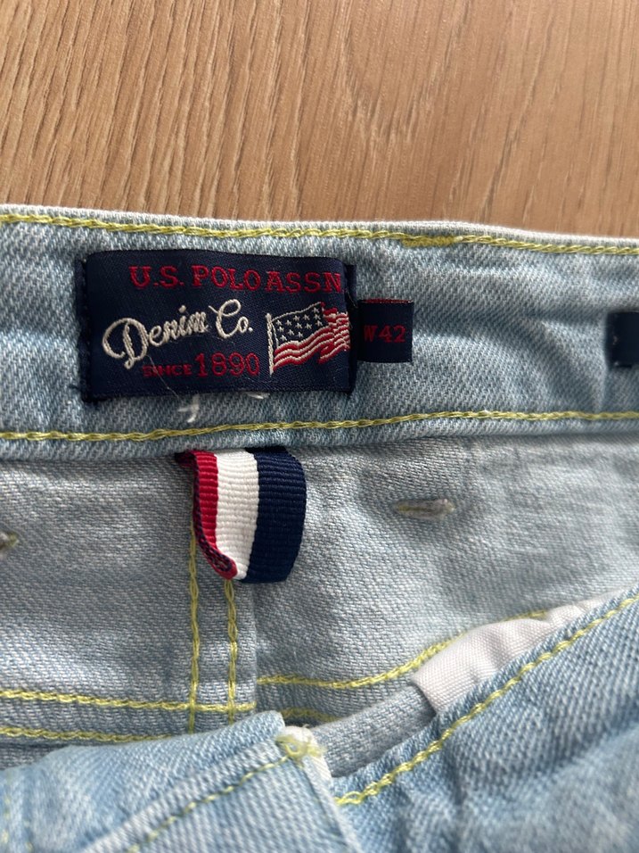 U.S. Polo Assn. Açık Mavi Mini Jean Etek - Görsel 3