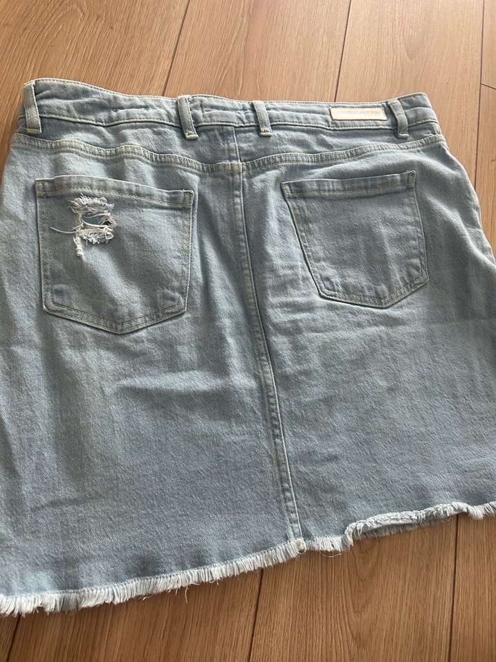 U.S. Polo Assn. Açık Mavi Mini Jean Etek - Görsel 2