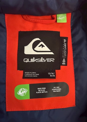 Quiksilver kayak montu turuncu 12 yaş/M - Görsel 3