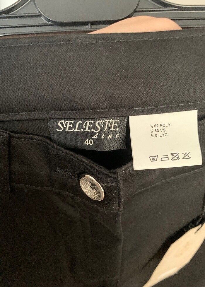 Seleste 40 beden siyah pantolon - Görsel 5
