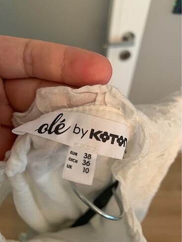 Koton brode elbise 38 - Görsel 6