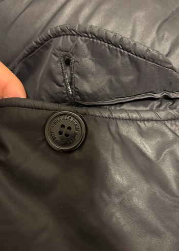 s Beden Tommy Hilfiger Siyah Kadın Mont