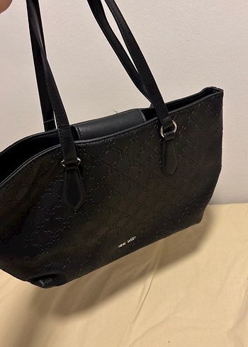 Nine West Nine West Vintage Siyah Deri Kadın Omuz Çantası