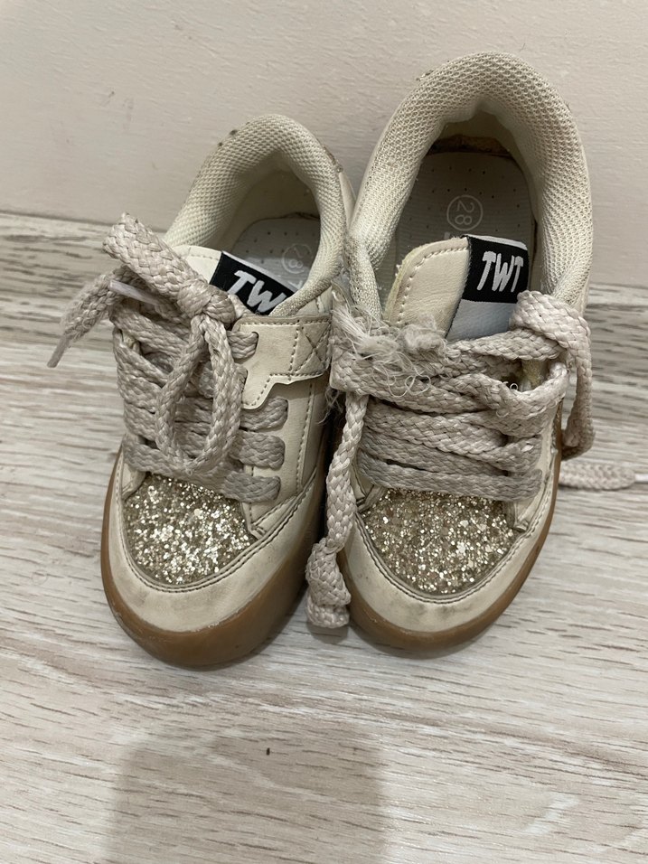 Kadın Gri Yılan Desenli Platform Spor Ayakkabı - Görsel 4