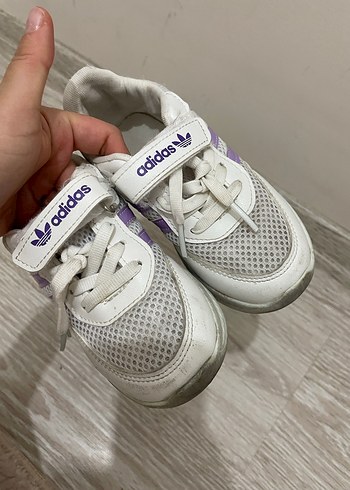 Mor Bantlı Kız Çocuk Spor Ayakkabı - Görsel 3