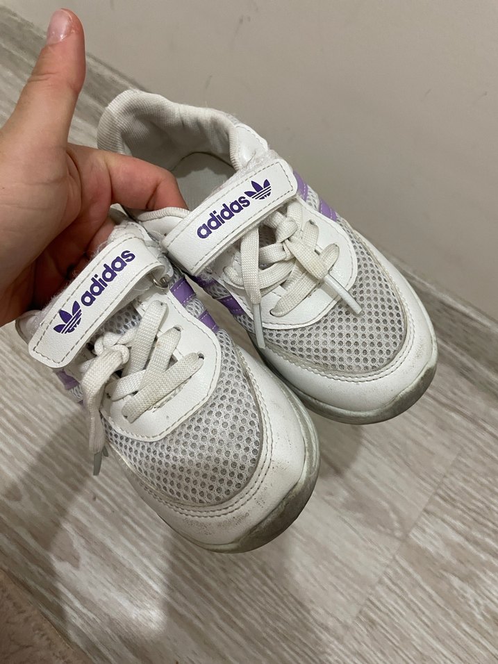 Mor Bantlı Kız Çocuk Spor Ayakkabı - Görsel 3