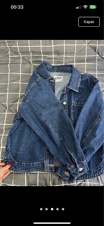 s Beden lacivert Renk Oversize kot ceket