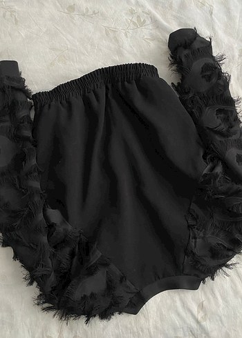 Kürk Detaylı Siyah Kadın Ceket - Görsel 3