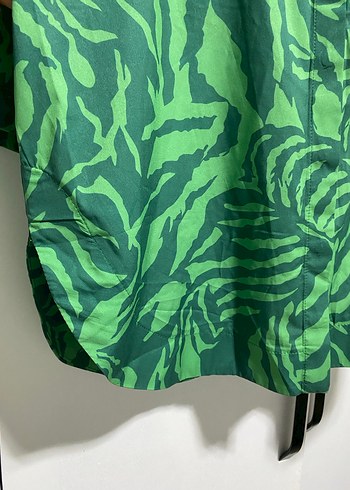 Kadriye Baştürk Desenli Kadın Gömlek pantolon Tesettür takım - Görsel 3