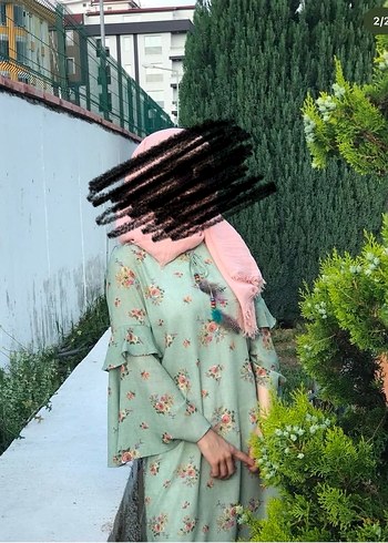 Çiçek Desenli Bohem Kadın Tunik elbise - Görsel 2