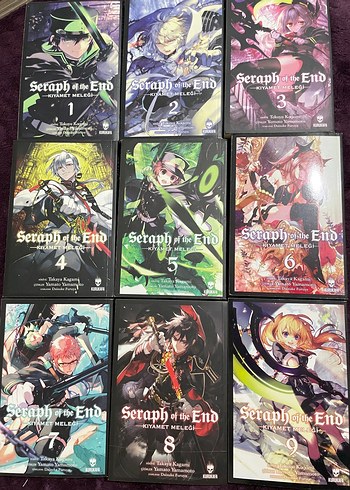 Seraph of the End Manga Seti 1-9