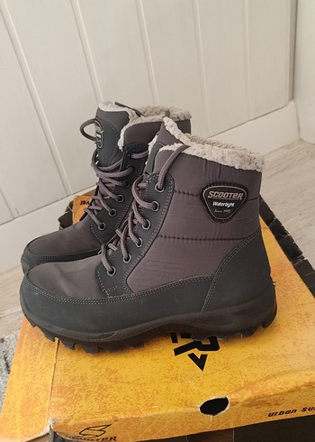 Zara scooter Gri kız çocuk kar botu