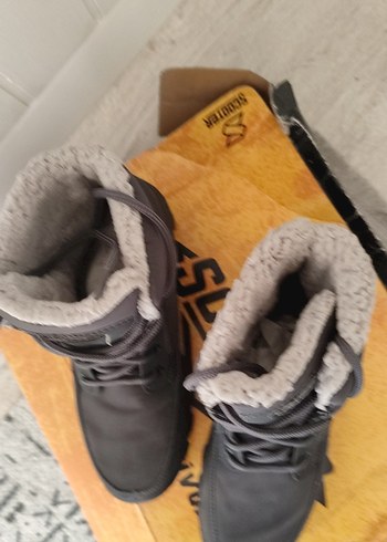 36 Beden scooter Gri kız çocuk kar botu