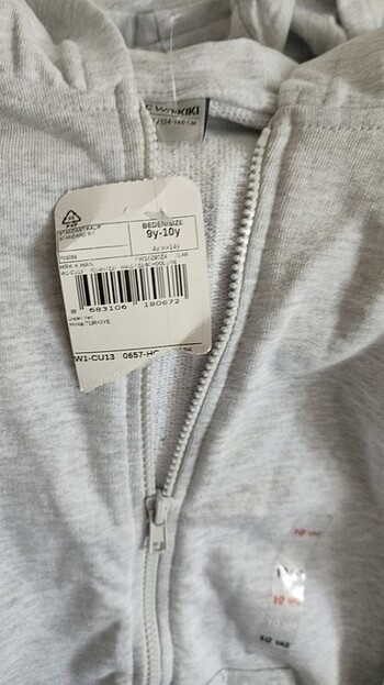 10 Yaş Beden LCW sweatshirt hırka. 9-10 yaş