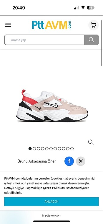 NİKE M2 tekno