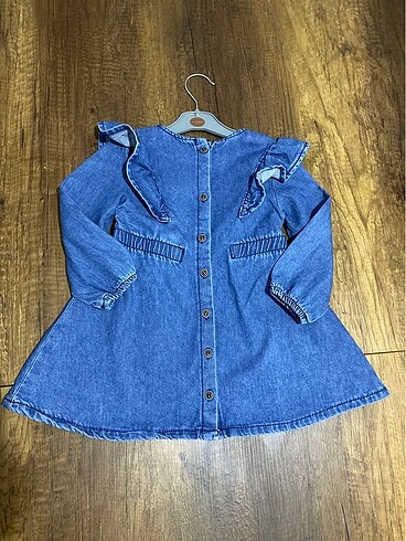 LC Waikiki Kız bebek jean elbise