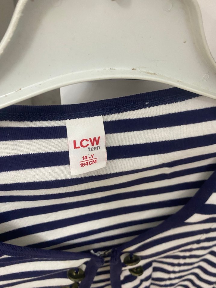 Kız Çocuk Çizgili Uzun Kollu Bolero - Görsel 2