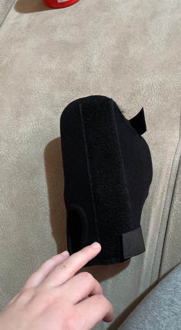 Siyah el bilek koruyucu atel - Görsel 3