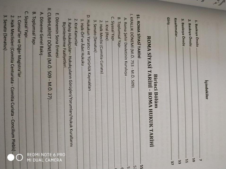 Roma Özel Hukuku Ders Kitabı - 3. Baskı - Görsel 4