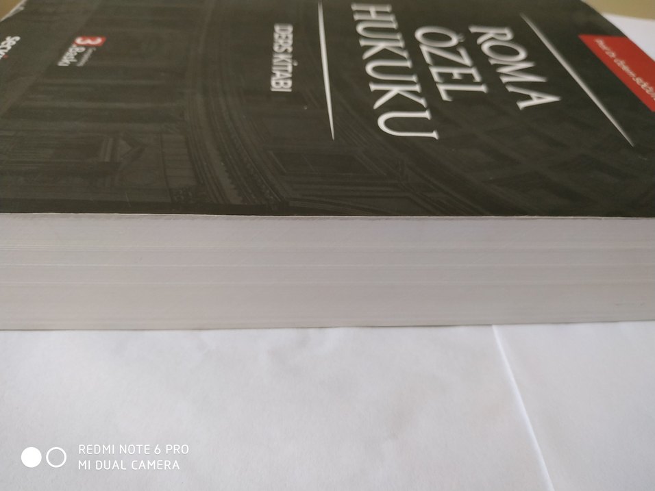 Roma Özel Hukuku Ders Kitabı - 3. Baskı - Görsel 2