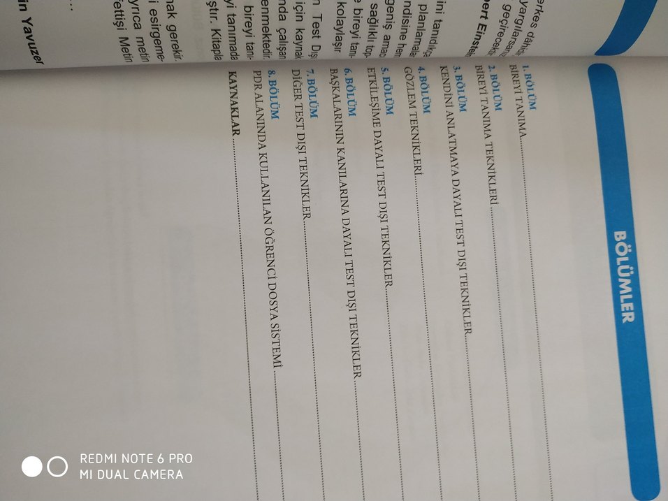 Bireyi Tanımada Test Dışı Teknikler Kitabı - Görsel 5