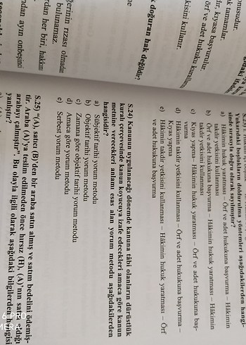 Beden Renk Medeni Hukuk & Borçlar Hukuku Konu Kavrama Testleri