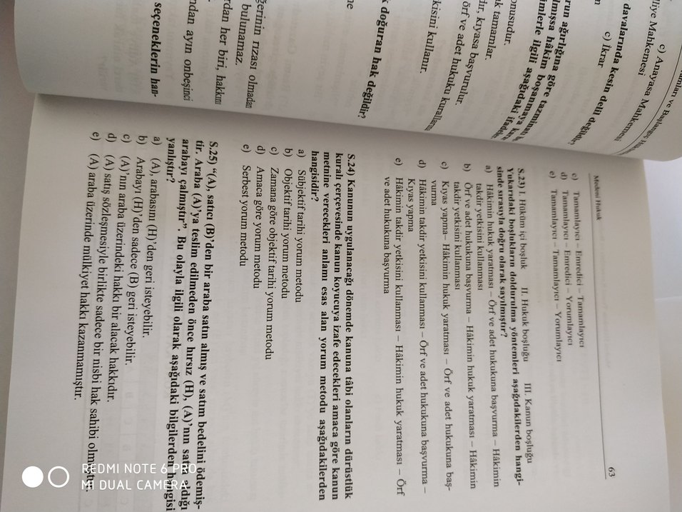 Medeni Hukuk & Borçlar Hukuku Konu Kavrama Testleri - Görsel 5