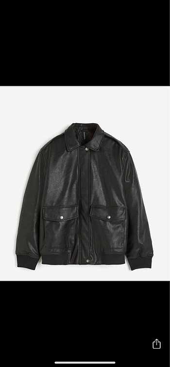 H&M Kaplamali pilot ceket