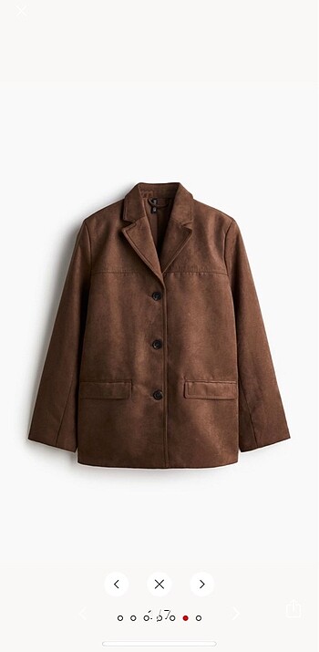 H&M suet ceket