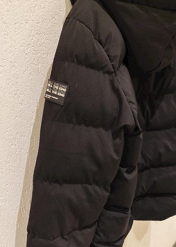 erkek Siyah Fermuarlı Kısa Kış Montu - Görsel 3